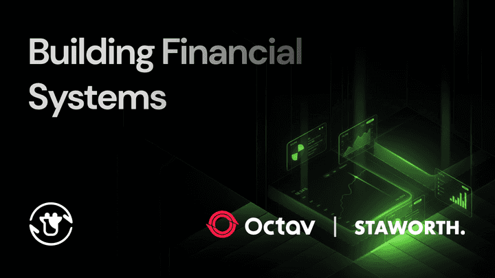 Cover image highlighting Beefy, Staworth and Octav's partnership in financial reporting.